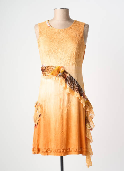 Rochie scurtă portocaliu DY DESIGN femeie