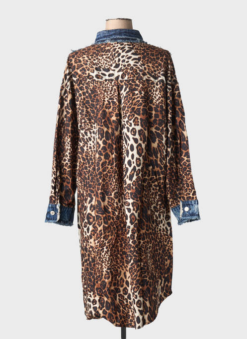 Rochie midi maro BUBBLEE femeie