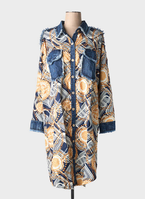 Rochie midi albastru BUBBLEE femeie