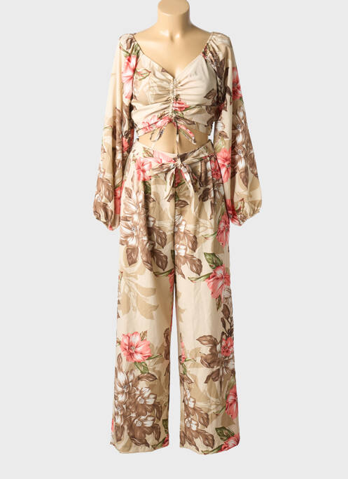 Set pantaloni bej ROSA FASHION femeie