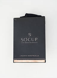 Chiloți-menstruali elasticitate negru SO'CUP femeie
