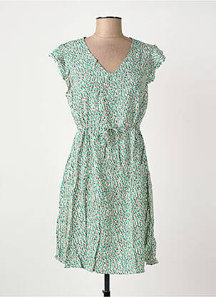 Rochie scurtă mâneci scurte mâneci scurte alb R & F femeie