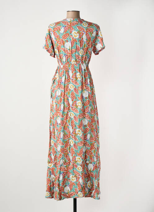 Rochie lungă portocaliu ROSA FASHION femeie