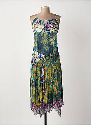 Rochie midi verde DISLAY femeie