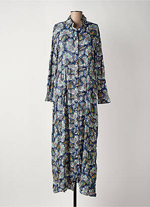 Rochie lungă albastru ROSA FASHION femeie