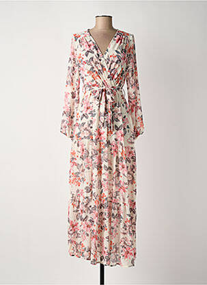 Rochie lungă roz ROSA FASHION femeie