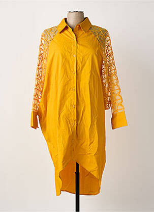 Tunică mâneci lungi galben BUBBLEE femeie