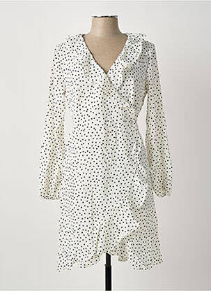 Rochie scurtă alb ROSA FASHION femeie