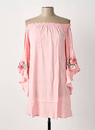 Tunică mâneci lungi roz R&F femeie