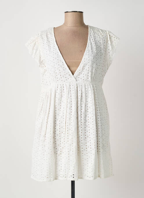 Rochie scurtă alb MILK AND HONEY femeie