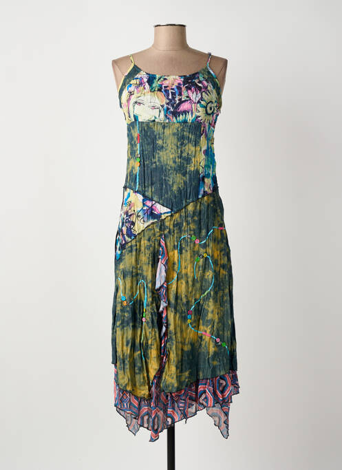 Rochie midi verde DISLAY femeie