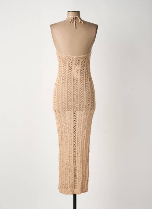 Rochie lungă roz ROSA FASHION femeie