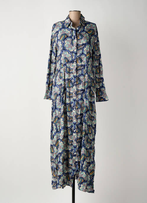 Rochie lungă albastru ROSA FASHION femeie