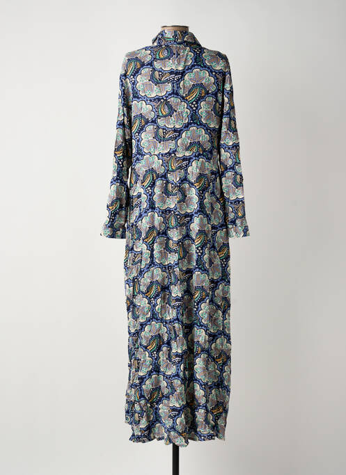 Rochie lungă albastru ROSA FASHION femeie