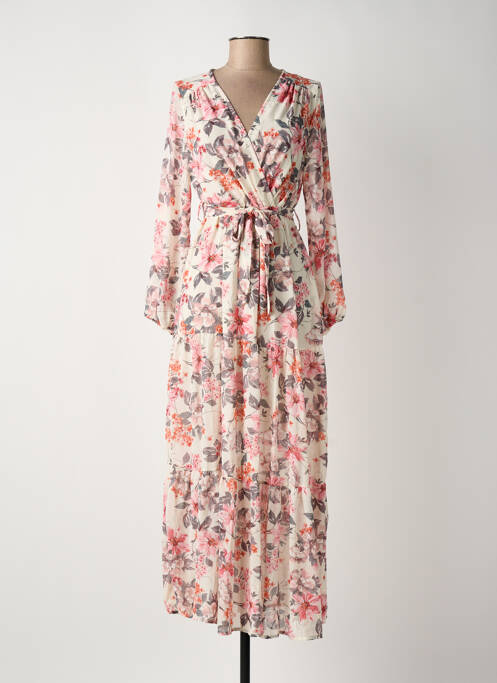 Rochie lungă roz ROSA FASHION femeie