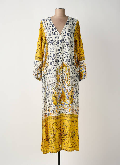 Rochie lungă galben ROSA FASHION femeie