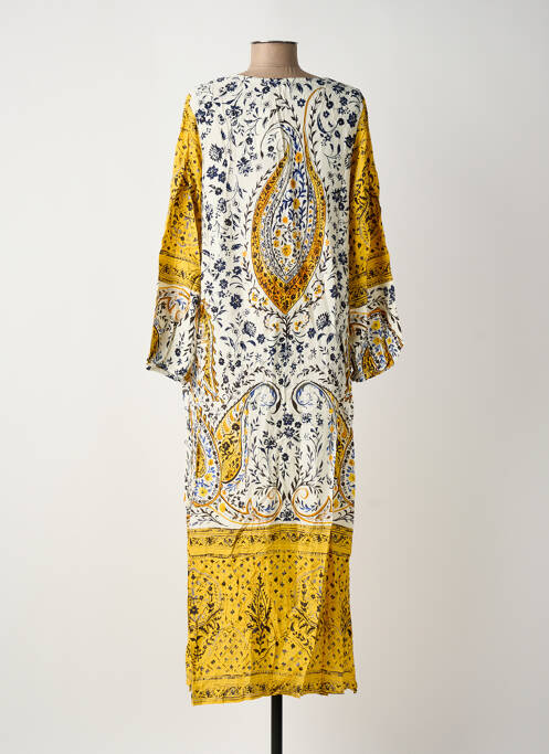 Rochie lungă galben ROSA FASHION femeie