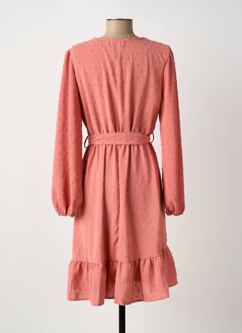 Rochie midi roz ROSA FASHION femeie