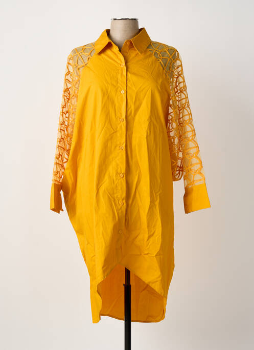 Tunică mâneci lungi galben BUBBLEE femeie