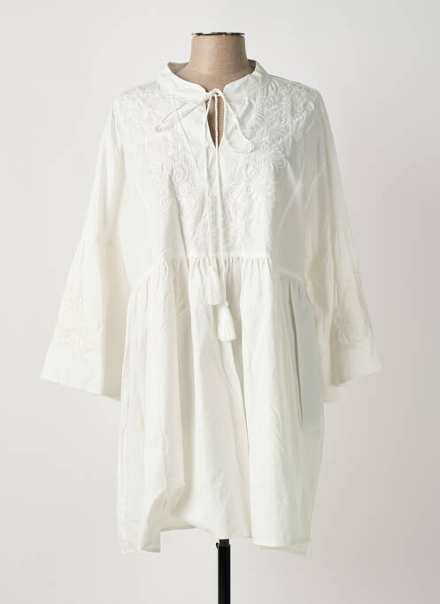 Rochie scurtă alb BUBBLEE femeie