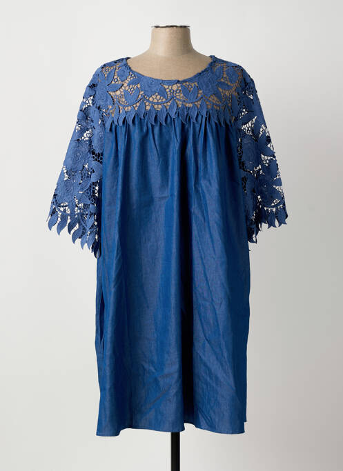 Rochie midi albastru BUBBLEE femeie