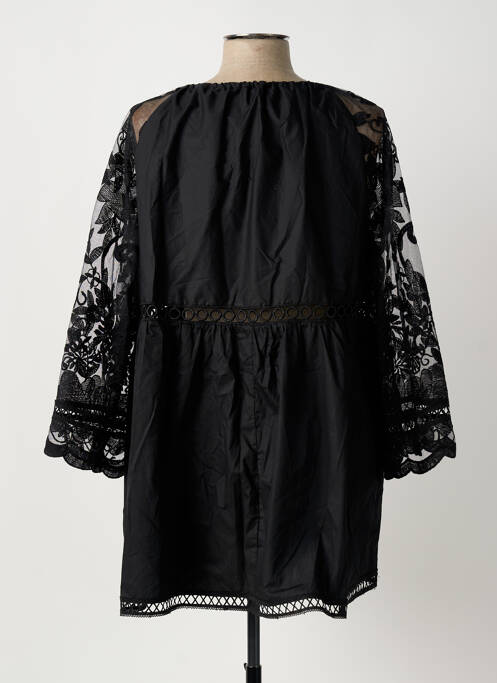 Tunică mâneci lungi negru BUBBLEE femeie