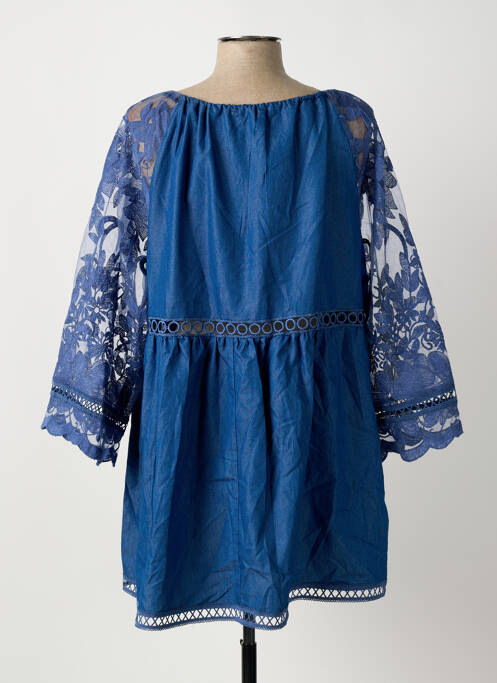 Tunică mâneci lungi albastru BUBBLEE femeie