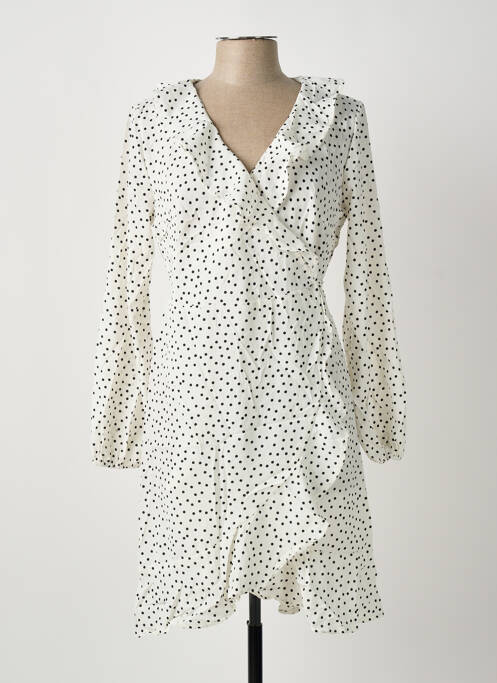 Rochie scurtă alb ROSA FASHION femeie