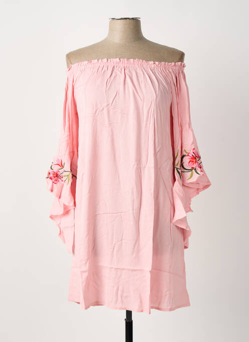 Tunică mâneci lungi roz R&F femeie