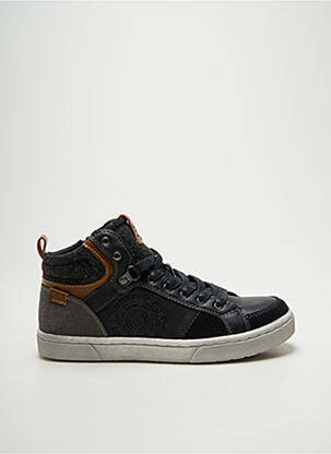 Adidași țesătură satinată vârf rotund negru SK8 băiat