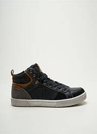 Adidași țesătură satinată vârf rotund negru SK8 garcon