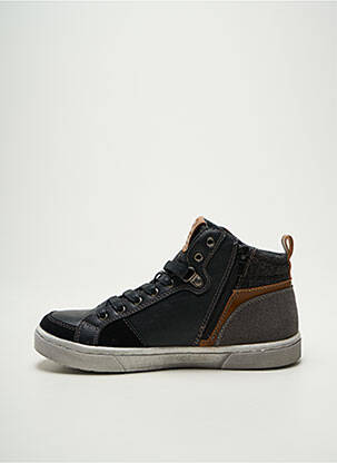 Adidași țesătură satinată vârf rotund negru SK8 băiat