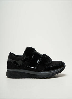 Adidași material neted toc plat până la 3 cm negru B3D femeie
