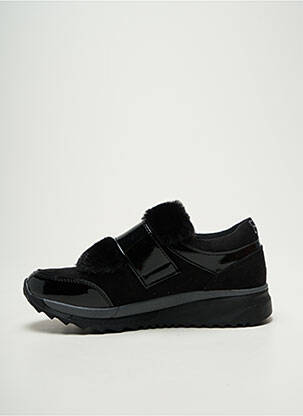 Adidași material neted toc plat până la 3 cm negru B3D femeie