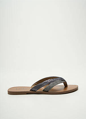 Șlapi argintiu LPB femeie