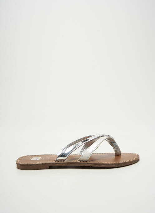 Șlapi argintiu LPB femeie