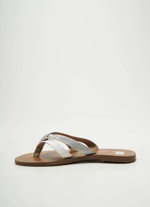 Șlapi argintiu LPB femeie