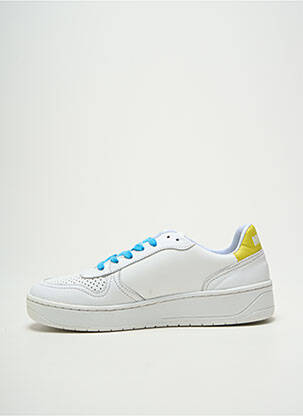 Adidași țesătură satinată vârf rotund alb MOVING unisex