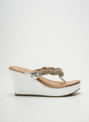 Șlapi argintiu FÉE CÉLESTE femeie