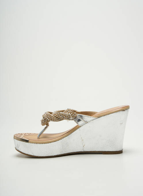 Șlapi argintiu FÉE CÉLESTE femeie