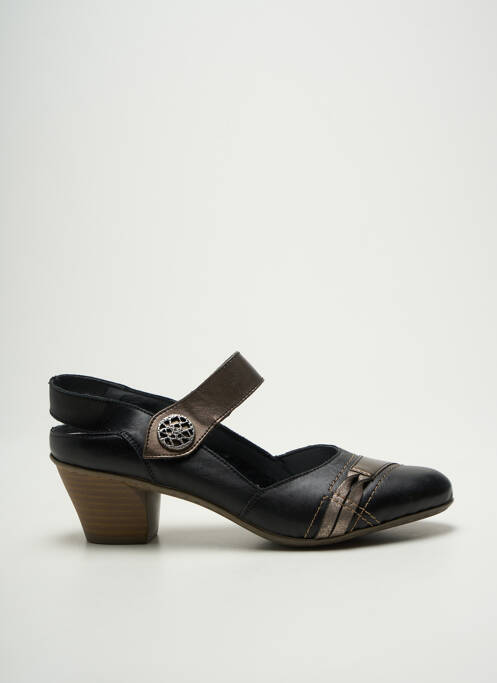 Sandale/Pantofi decupați negru RIEKER femeie