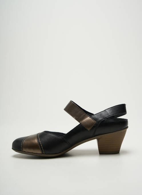 Sandale/Pantofi decupați negru RIEKER femeie