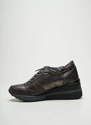 Adidași toc platformă toc de 4 la 6 cm gri B3D femeie