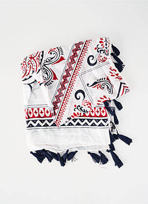 Eșarfă alb CAROLL femeie