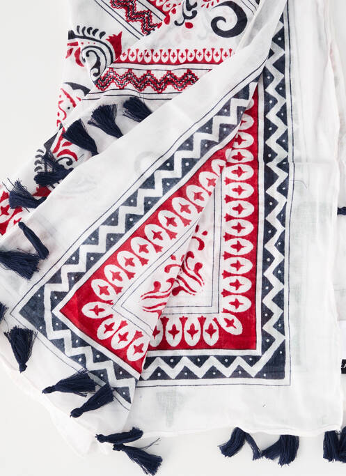 Eșarfă alb CAROLL femeie