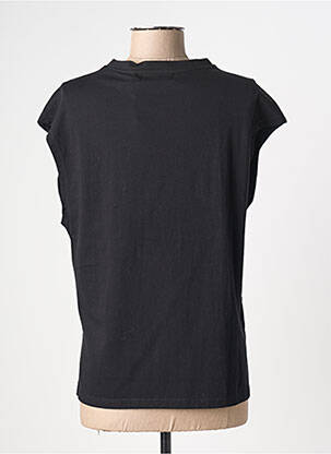 Tricou serigrafie mâneci scurte negru LOLA CASADEMUNT femeie