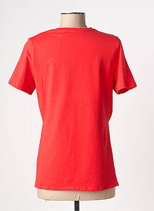 Tricou elasticitate mâneci scurte roșu LOLA CASADEMUNT femeie