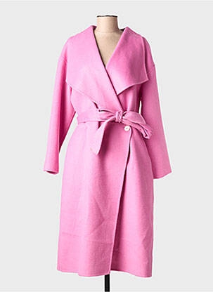 Palton lung roz LOLA CASADEMUNT femeie