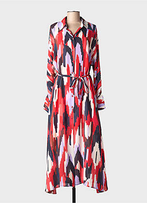 Rochie lungă roșu LOLA CASADEMUNT femeie