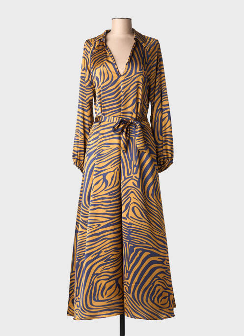 Rochie lungă galben LOLA CASADEMUNT femeie